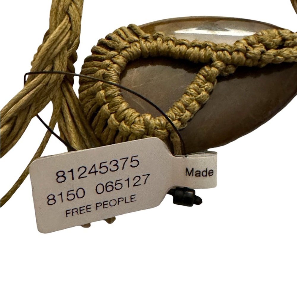 FREE PEOPLE Multi JASPER STONE SILK BRAIDING Cord - Picture 4 of 6